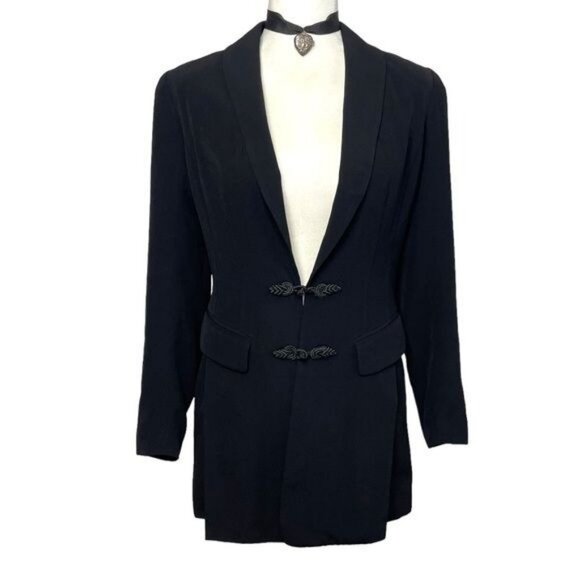 90s Oversized Long Blazer - Picture 1 of 8